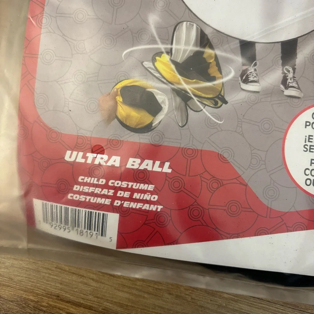 Disguise Pokémon Ultra Ball Pop Out Halloween Dress Up Costume NEW